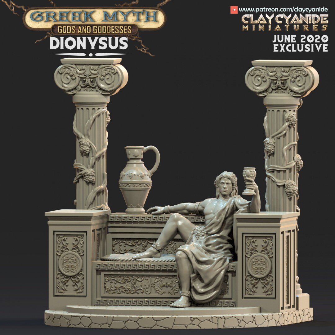Clay Cyanide - Greek Gods - Sigmarite Boutique