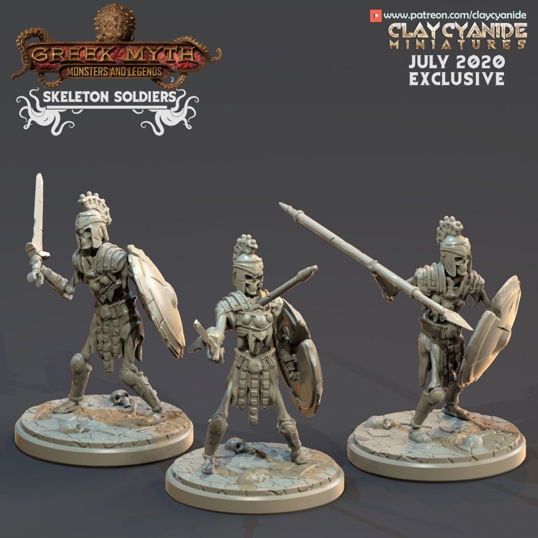 Clay Cyanide - Greek Monsters - Sigmarite Boutique