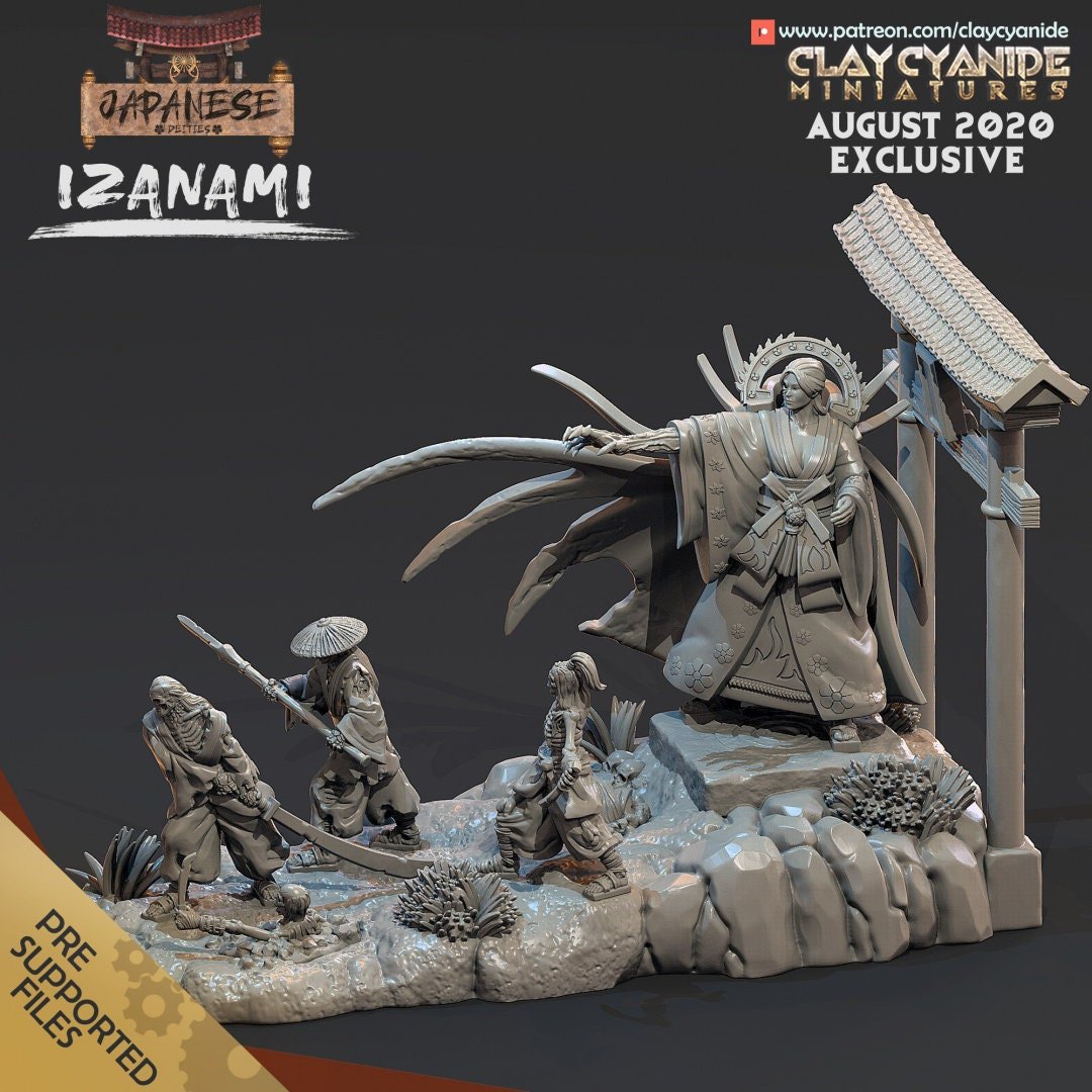 Clay Cyanide - Japanese Goddesses - Sigmarite Boutique