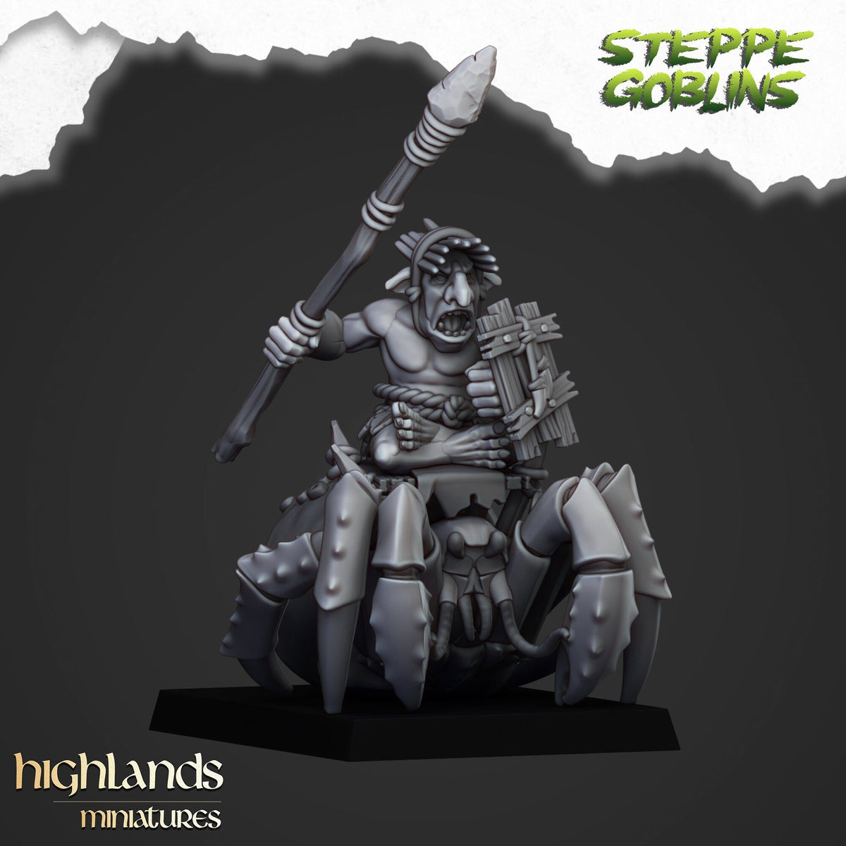 Coastal Goblin Crab Cavalry - Highlands Miniatures - Sigmarite Boutique