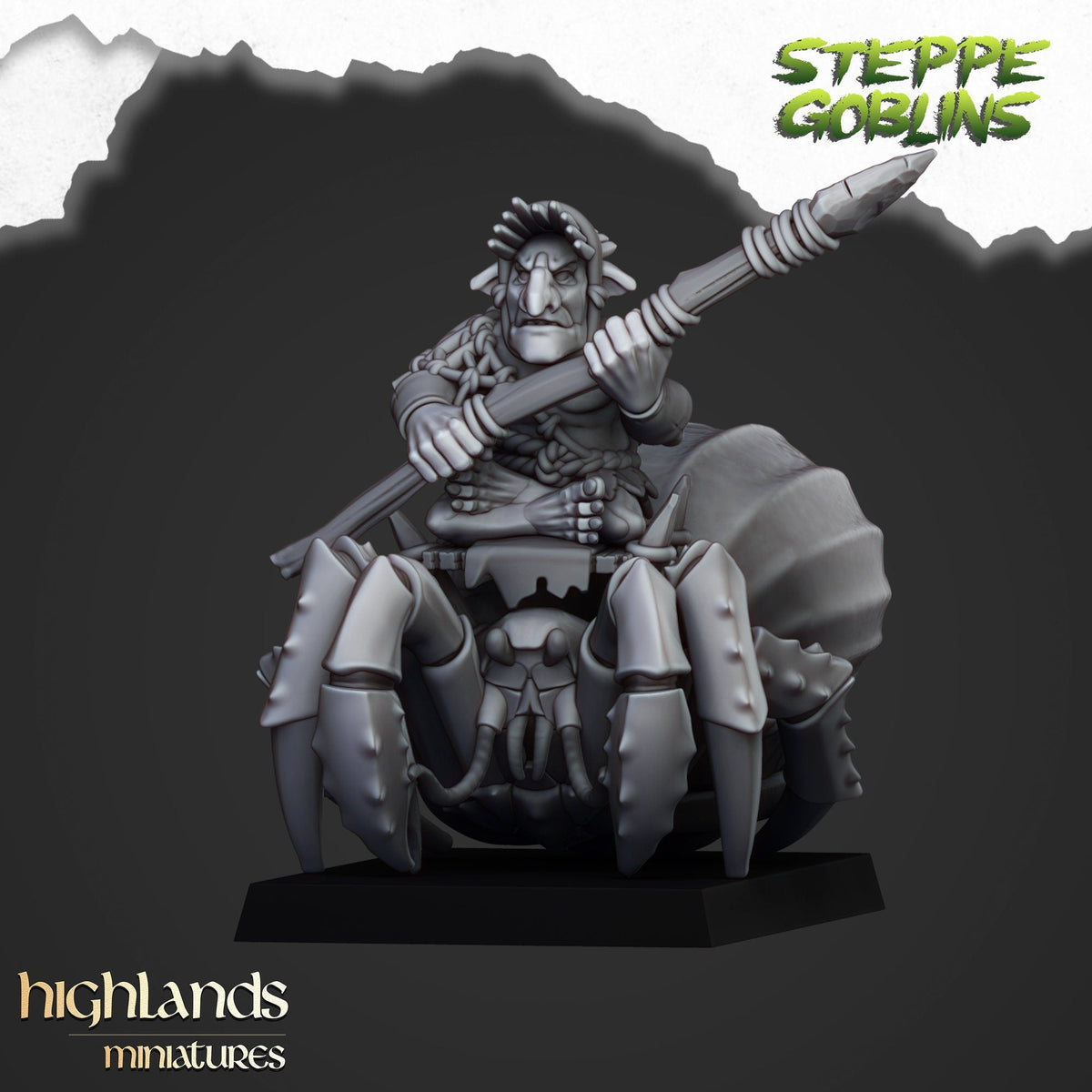 Coastal Goblin Crab Cavalry - Highlands Miniatures - Sigmarite Boutique
