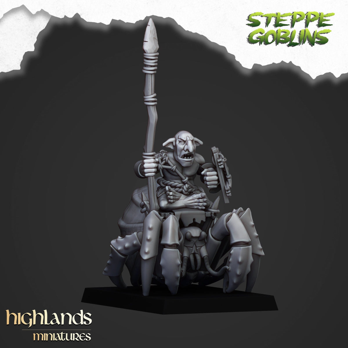 Coastal Goblin Crab Cavalry - Highlands Miniatures - Sigmarite Boutique