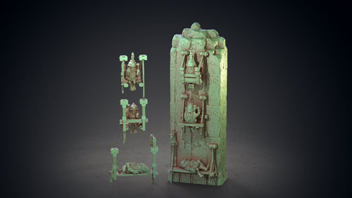 Coblynau Miner Diorama - Celtic Mythology - Clay Cyanide - Sigmarite Boutique