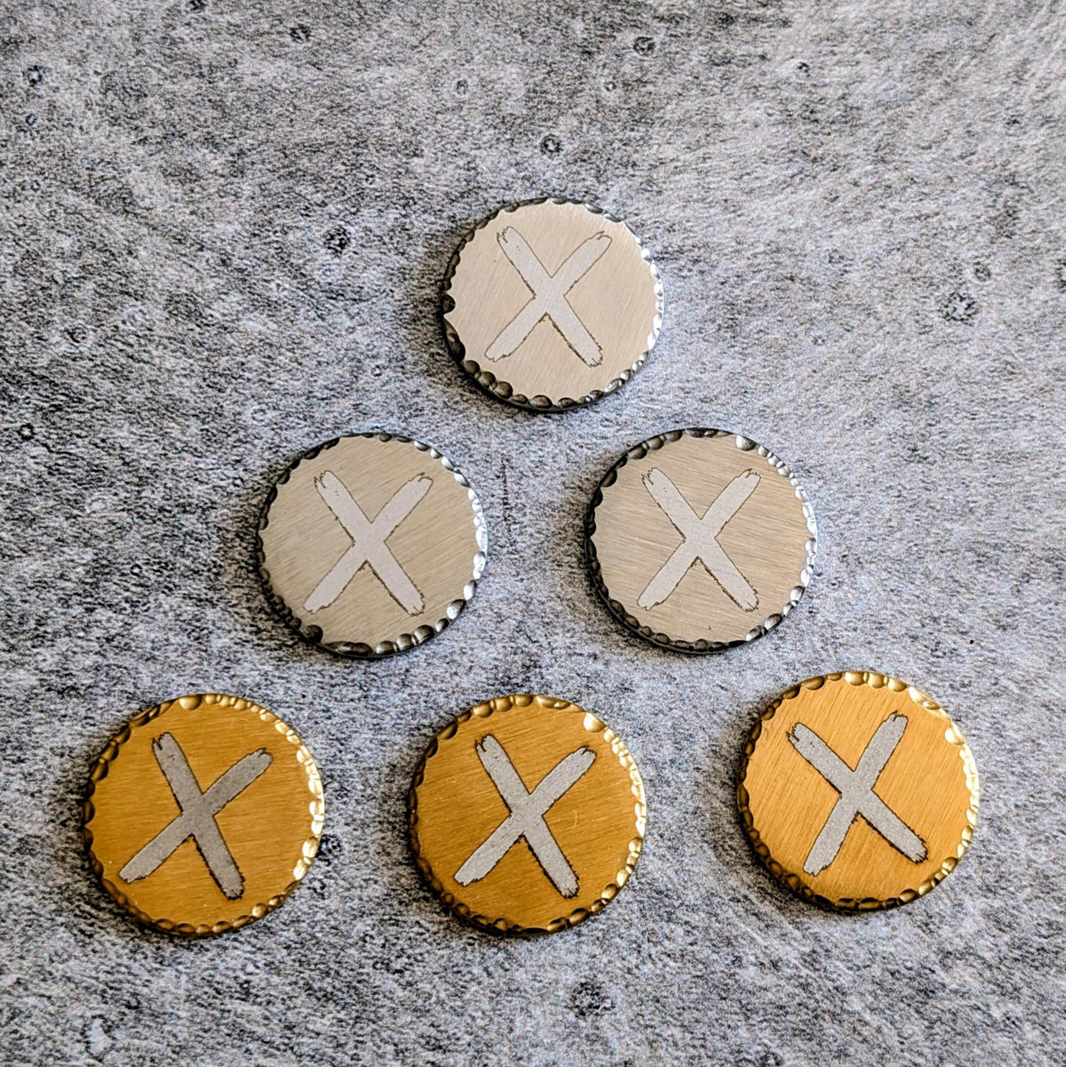 Command Point & Activation Markers Engraved Stainless Steel Tokens Custom Wargaming Markers Tabletop Gaming Accessories - Sigmarite Boutique