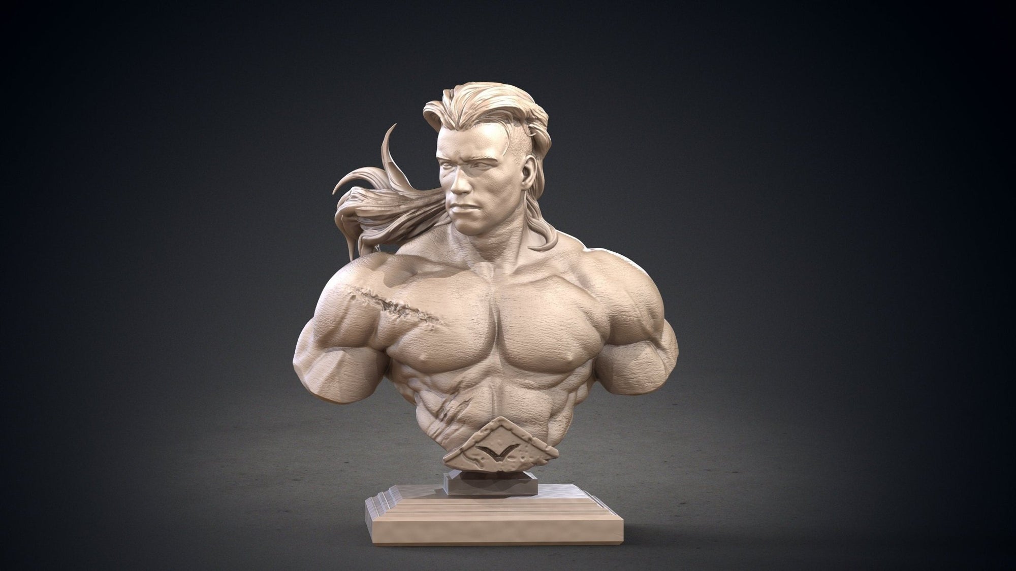 Conan Bust - Hyborian Age - Clay Cyanide - Sigmarite Boutique