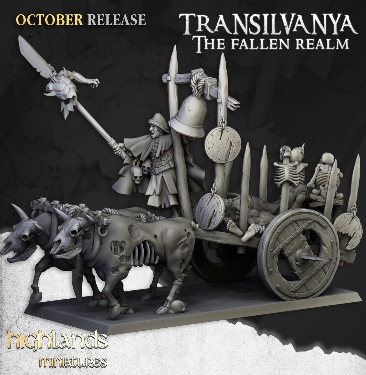 Corpse Cart - Highlands Miniatures - Sigmarite Boutique