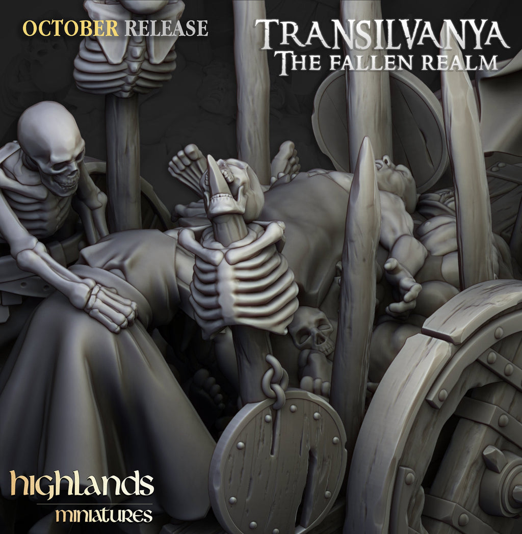 Corpse Cart - Highlands Miniatures - Sigmarite Boutique
