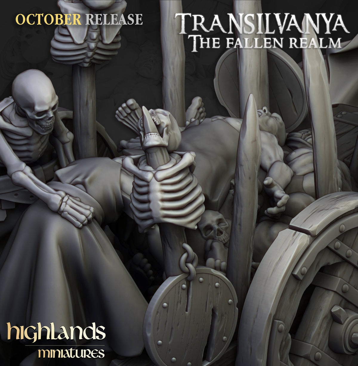 Corpse Cart - Highlands Miniatures - Sigmarite Boutique