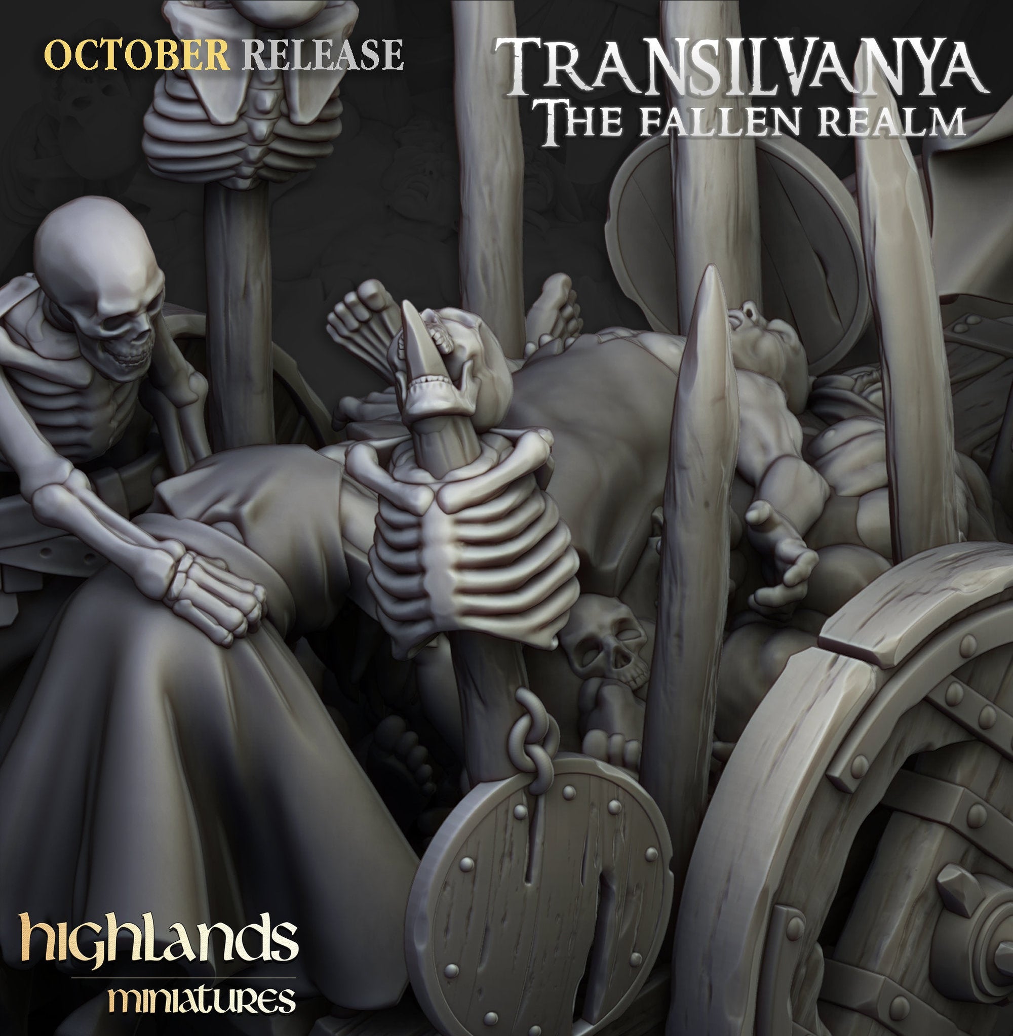 Corpse Cart - Highlands Miniatures - Sigmarite Boutique