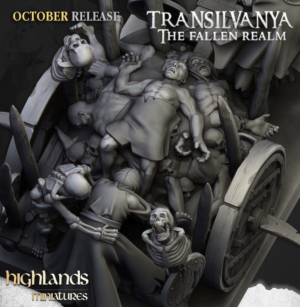Corpse Cart - Highlands Miniatures - Sigmarite Boutique