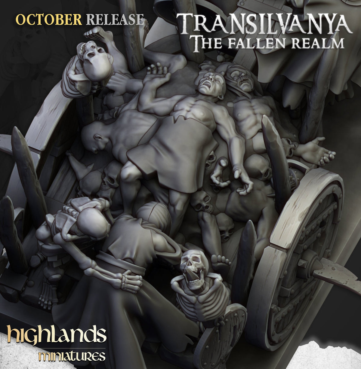 Corpse Cart - Highlands Miniatures - Sigmarite Boutique