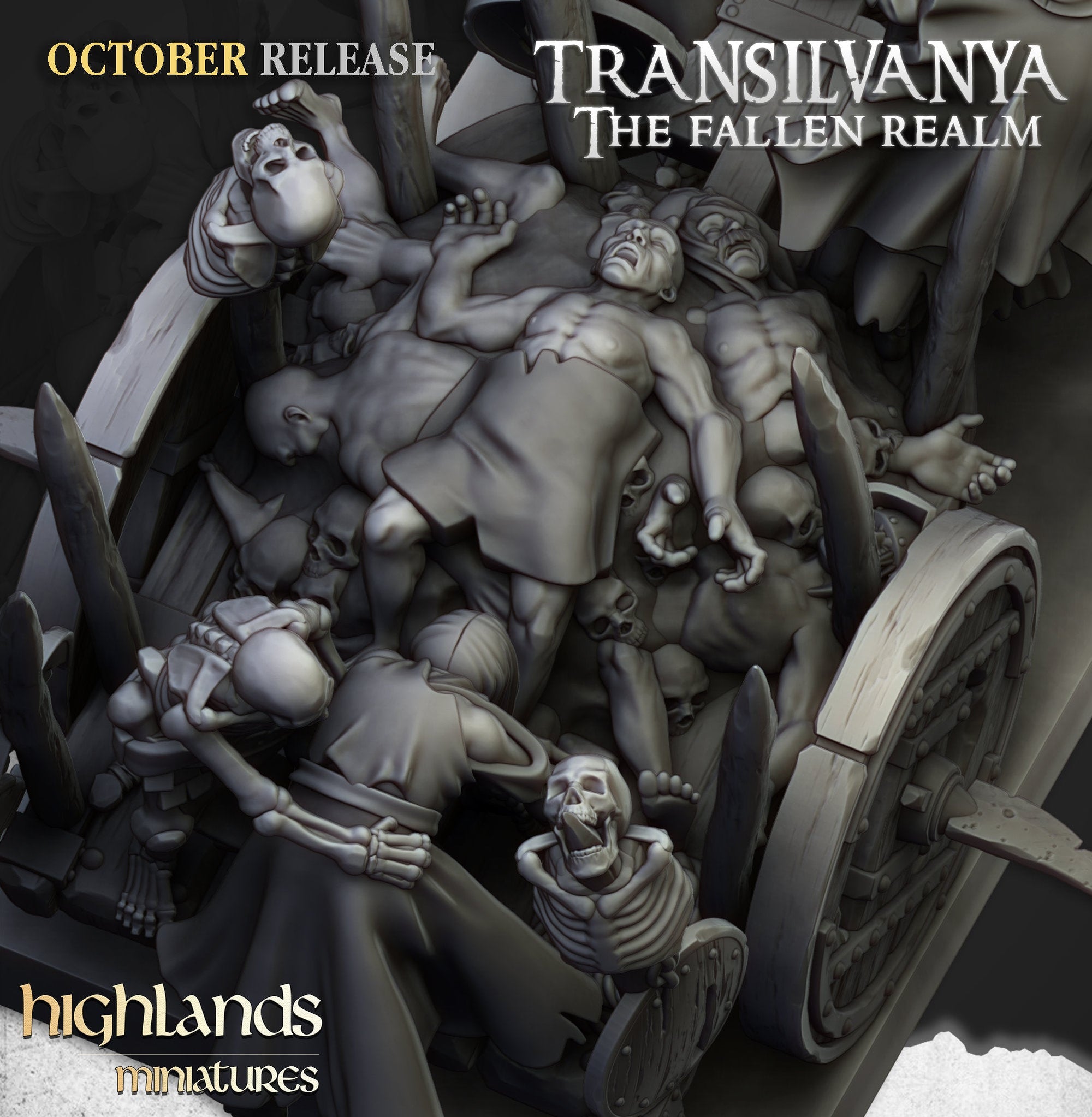 Corpse Cart - Highlands Miniatures - Sigmarite Boutique