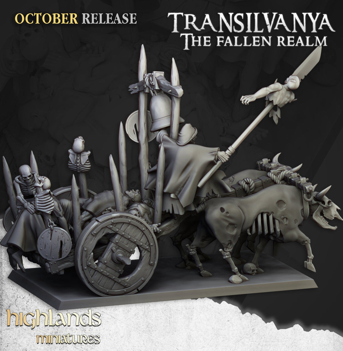 Corpse Cart - Highlands Miniatures - Sigmarite Boutique