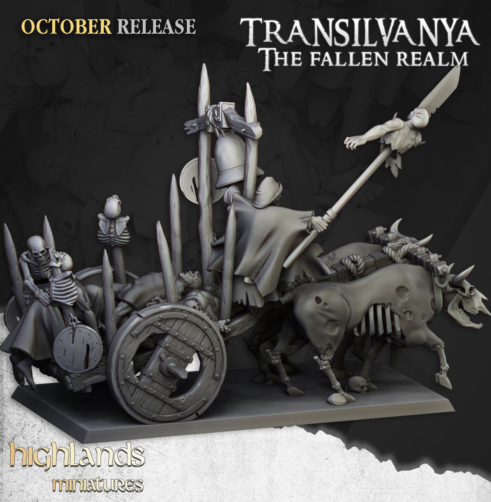 Corpse Cart - Highlands Miniatures - Sigmarite Boutique