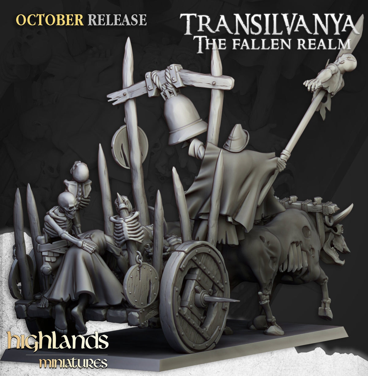 Corpse Cart - Highlands Miniatures - Sigmarite Boutique
