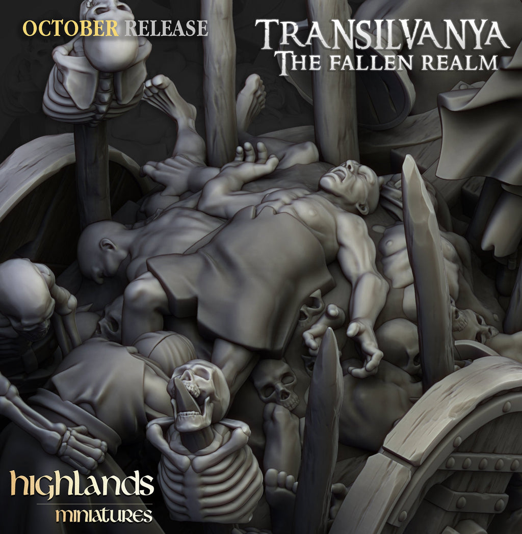 Corpse Cart - Highlands Miniatures - Sigmarite Boutique