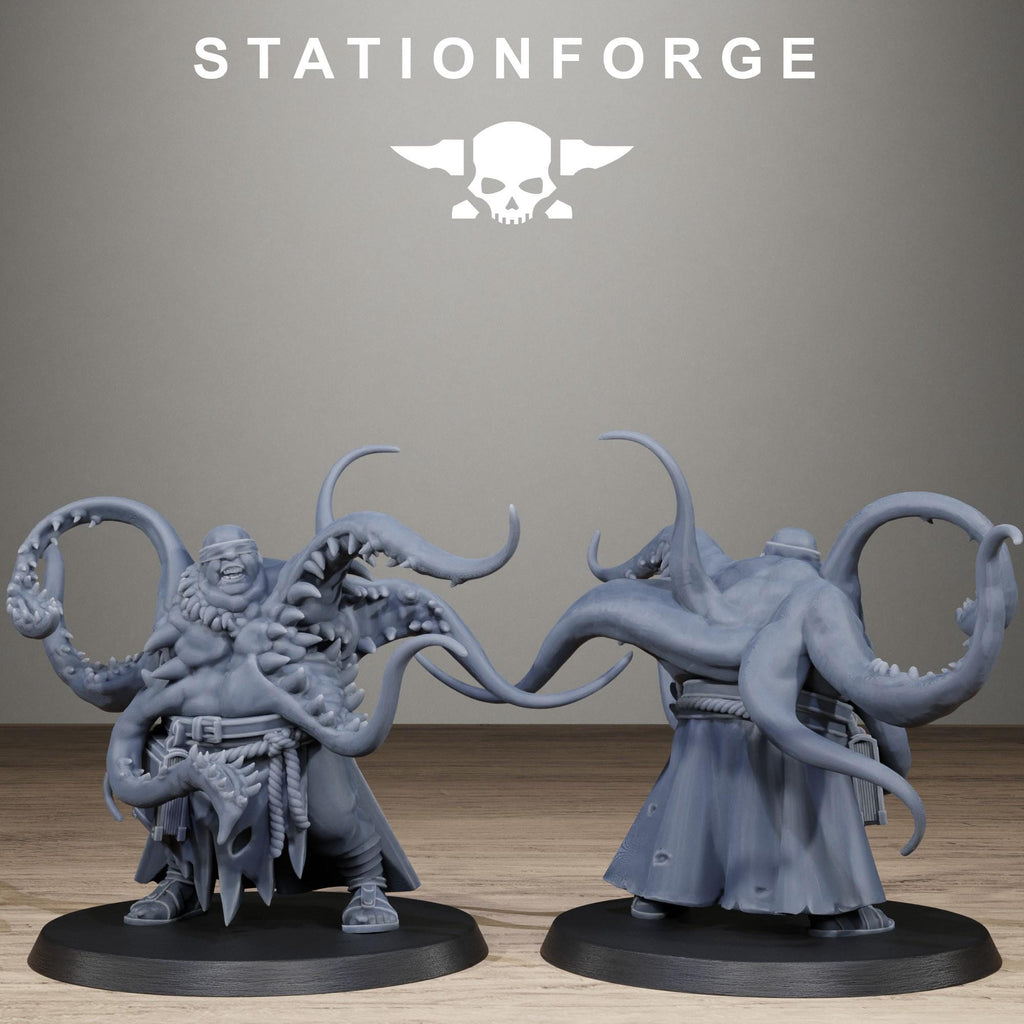 Corrupted Guard Possessed Demons Corrupted Resin Miniatures for Sci Fi Wargaming, RPGs & Tabletop Gaming - StationForge - Sigmarite Boutique