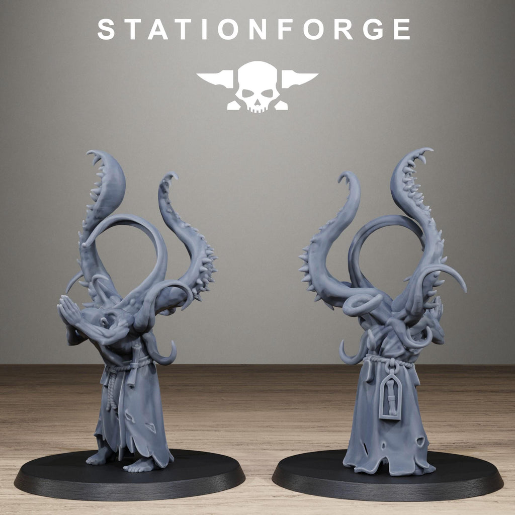Corrupted Guard Possessed Demons Corrupted Resin Miniatures for Sci Fi Wargaming, RPGs & Tabletop Gaming - StationForge - Sigmarite Boutique