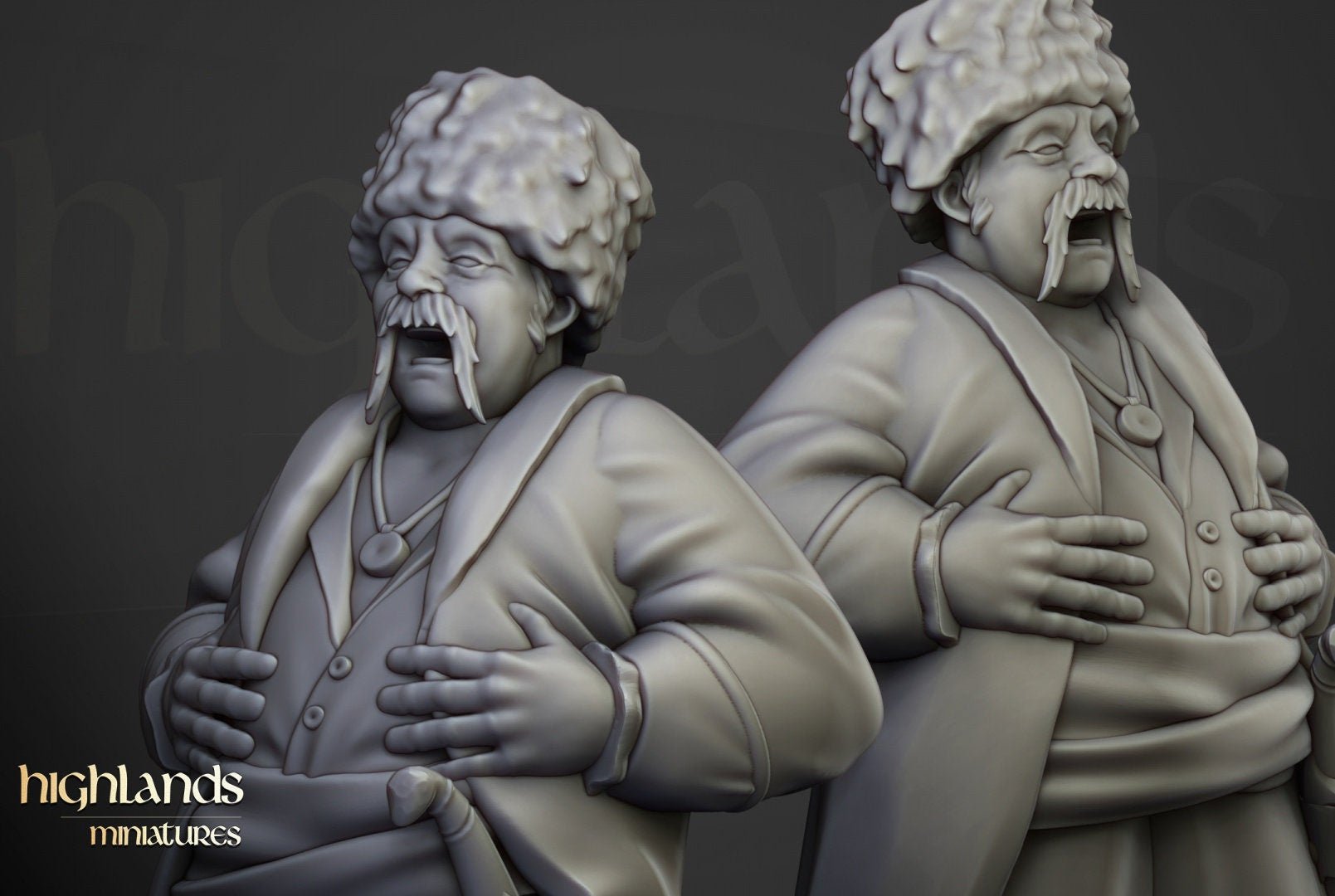 Cossack Leader - Highlands Miniatures - Sigmarite Boutique