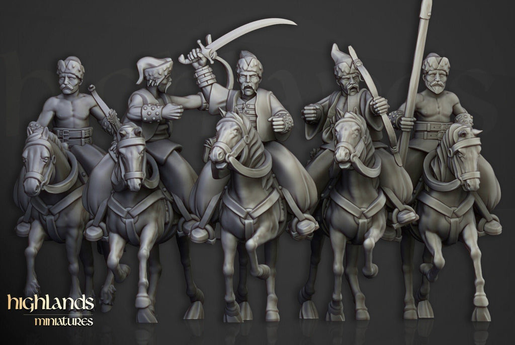 Cossack Light Cavalry - Highlands Miniatures - Sigmarite Boutique