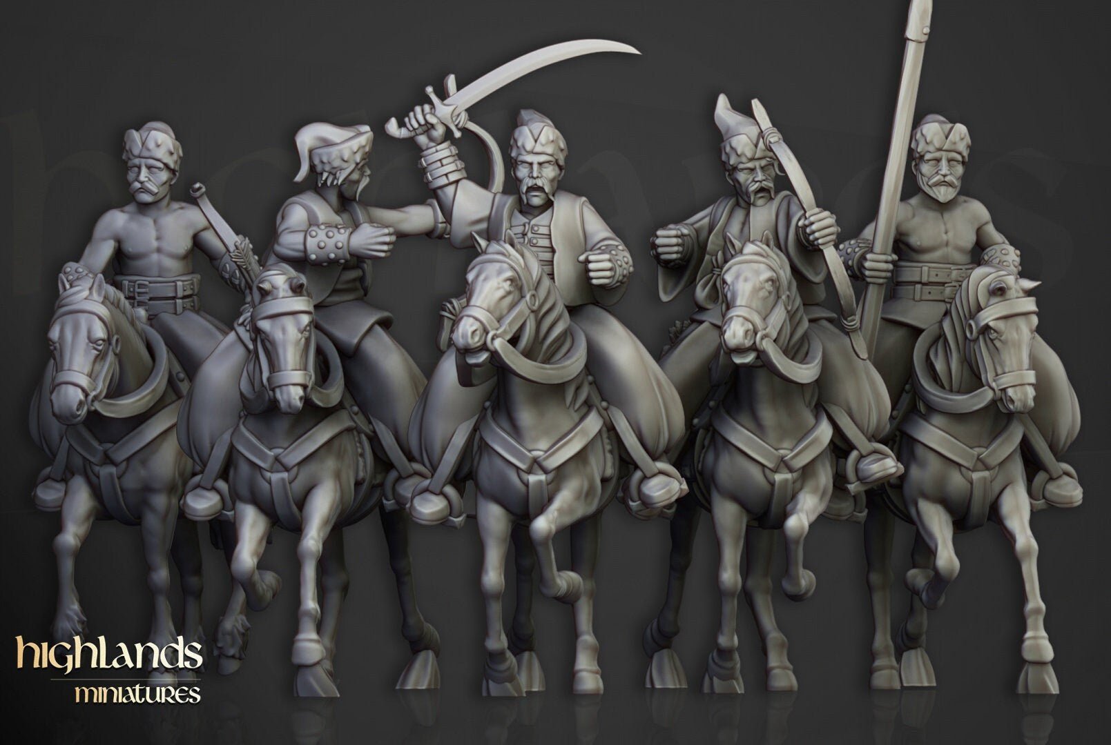Cossack Light Cavalry - Highlands Miniatures - Sigmarite Boutique