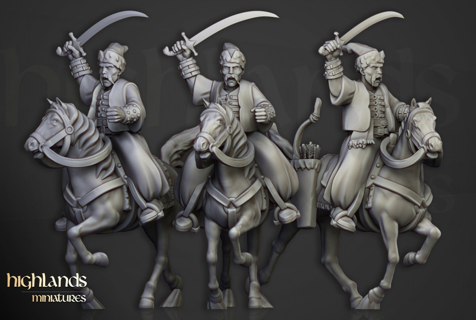 Cossack Light Cavalry - Highlands Miniatures - Sigmarite Boutique