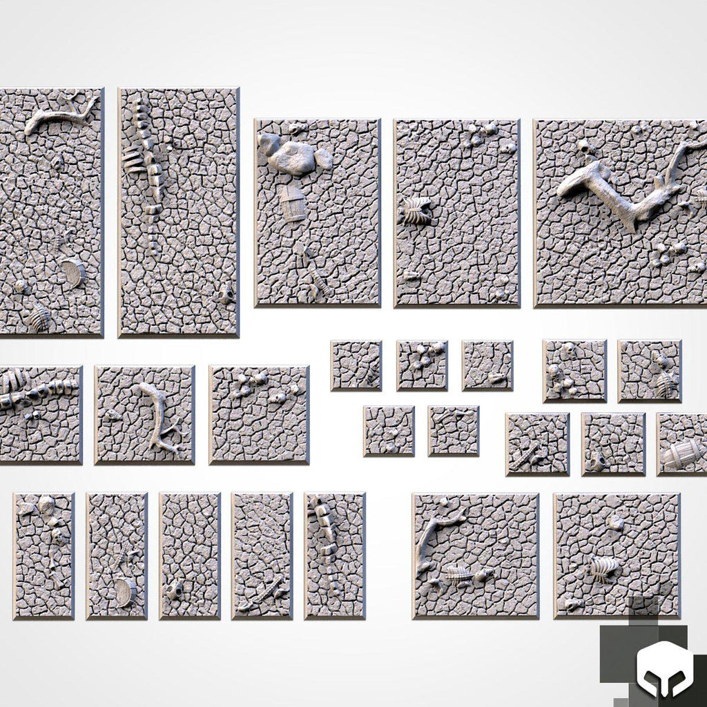Cracked Desert Bases - Txarli Factory - Sigmarite Boutique