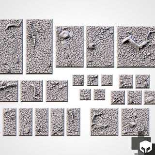 Cracked Desert Bases - Txarli Factory - Sigmarite Boutique