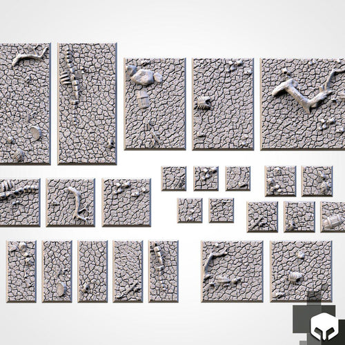 Cracked Desert Bases - Txarli Factory - Sigmarite Boutique
