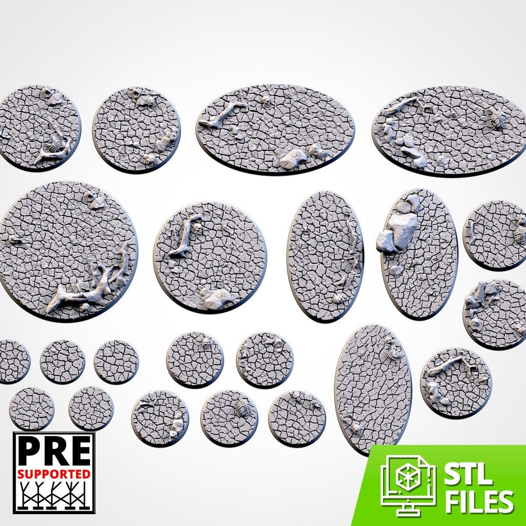 Cracked Desert Bases - Txarli Factory - Sigmarite Boutique