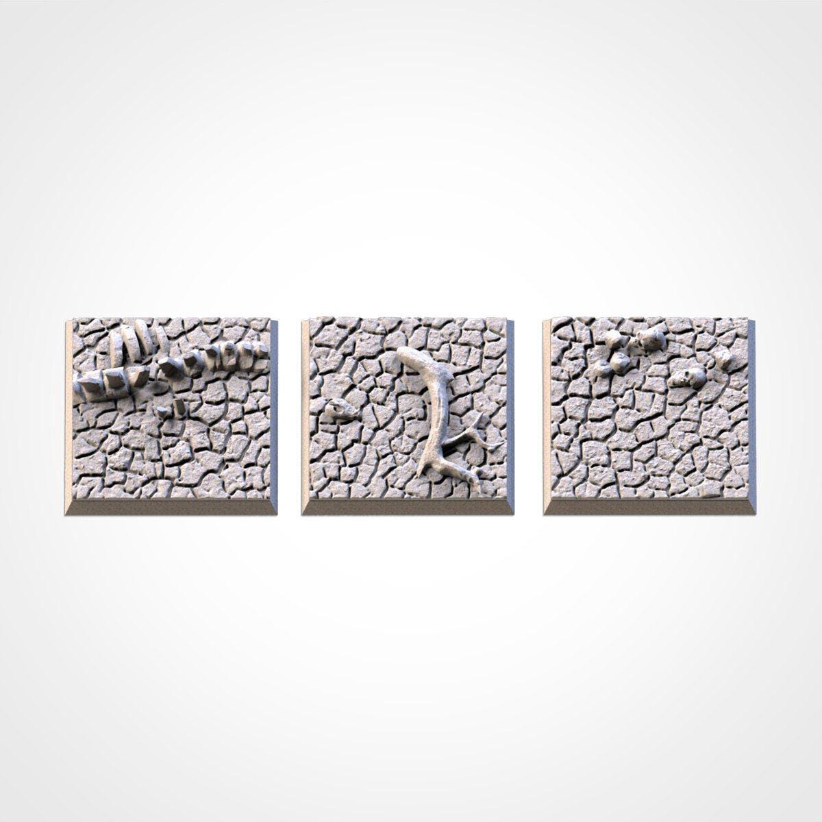 Cracked Desert Bases - Txarli Factory - Sigmarite Boutique
