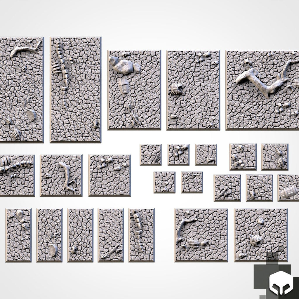 Cracked Desert Bases - Txarli Factory - Sigmarite Boutique