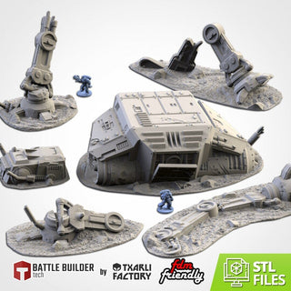 Crashed Giant Robot Dog - Txarli Factory - Sigmarite Boutique