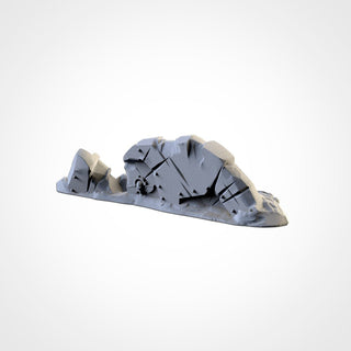 Crashed Vehicles - Scifi Terrain - 3D Printed PLA Plastic - Sigmarite Boutique