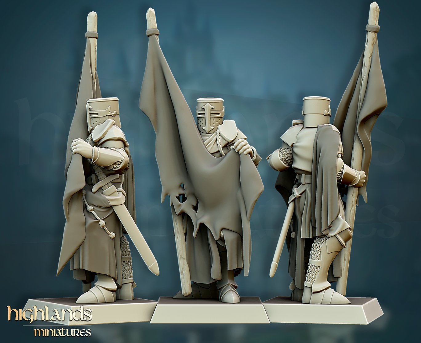 Crusader Command - Highlands Miniatures - Sigmarite Boutique