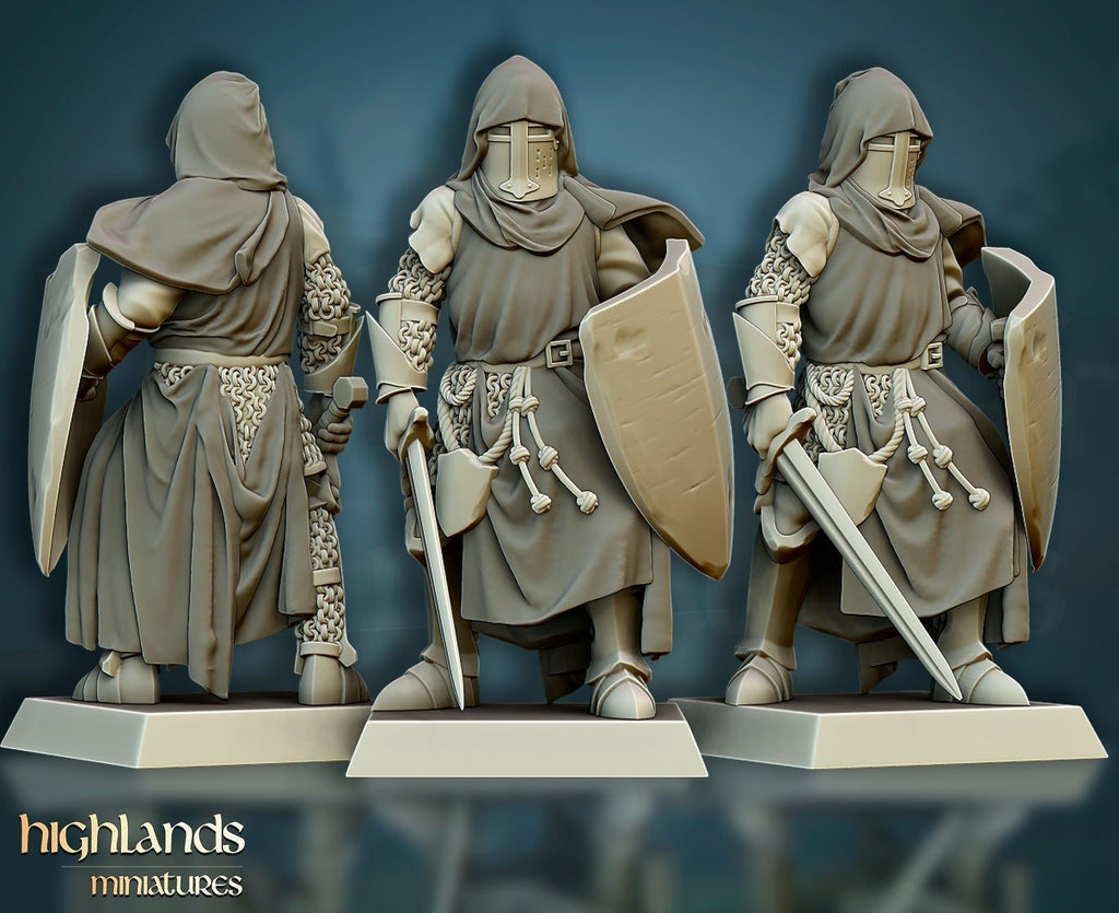 Crusaders - Highlands Miniatures - Sigmarite Boutique