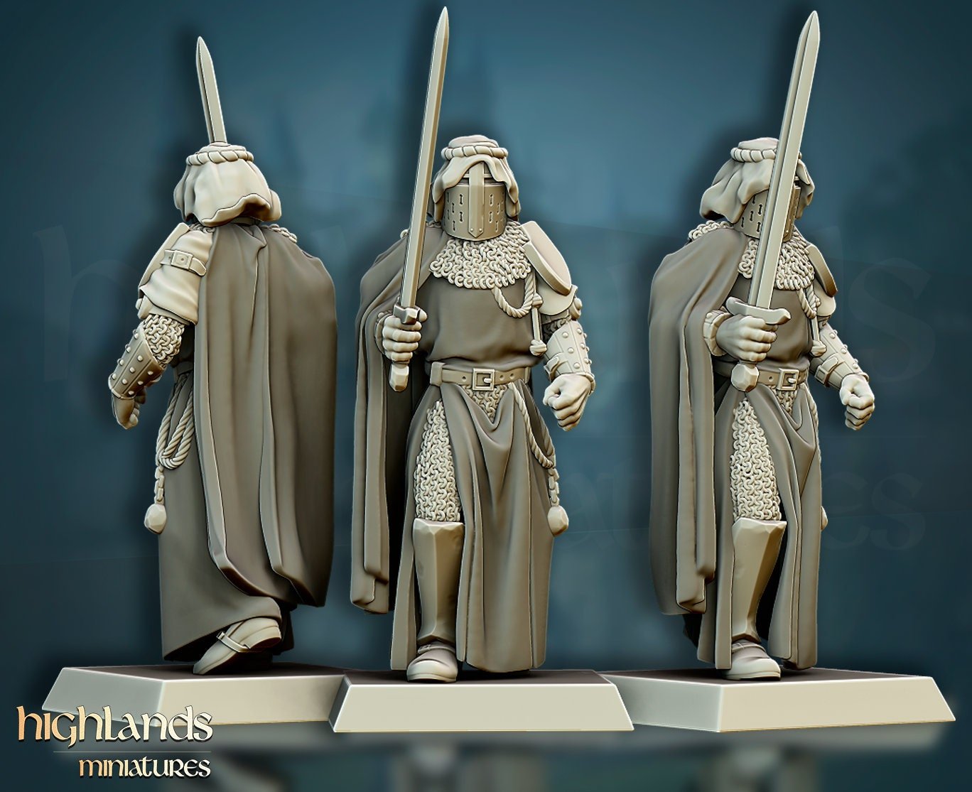 Crusaders - Highlands Miniatures - Sigmarite Boutique