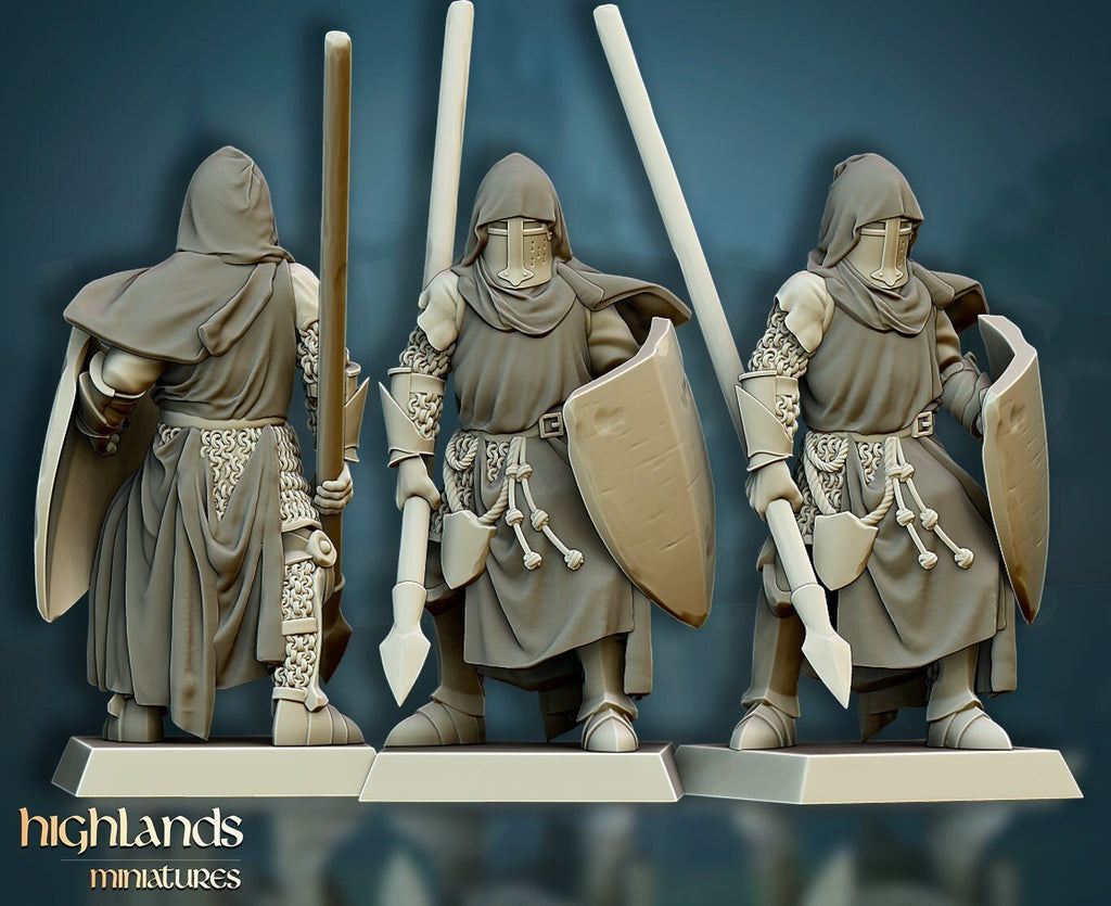 Crusaders - Highlands Miniatures - Sigmarite Boutique