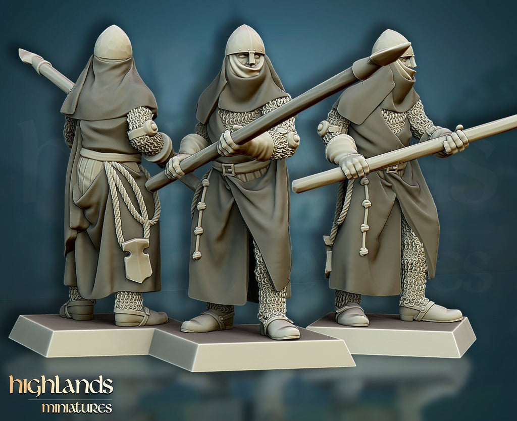 Crusaders - Highlands Miniatures - Sigmarite Boutique