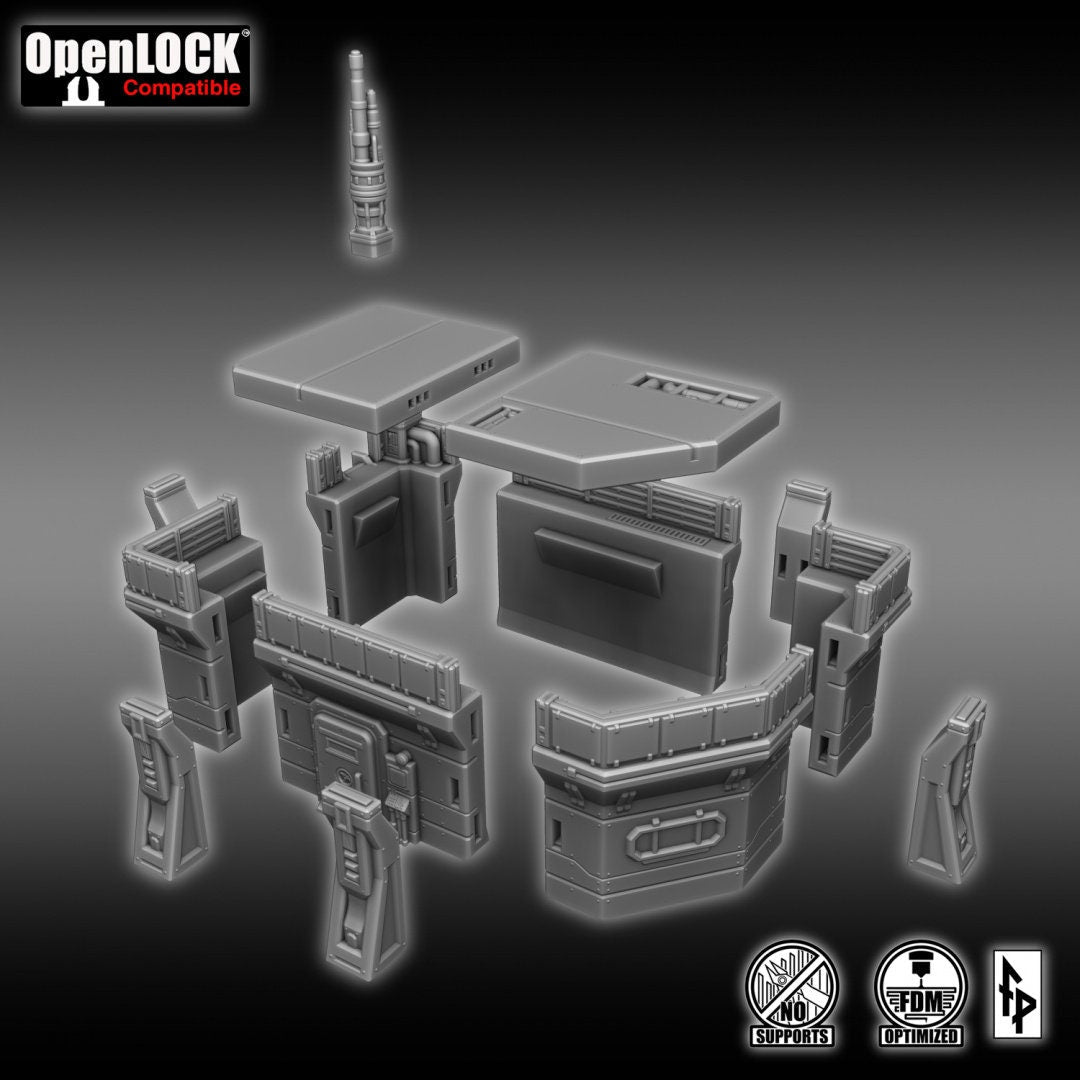 Cryolab - Forbidden Prints - 3D Printed Sci-Fi Terrain - Sigmarite Boutique
