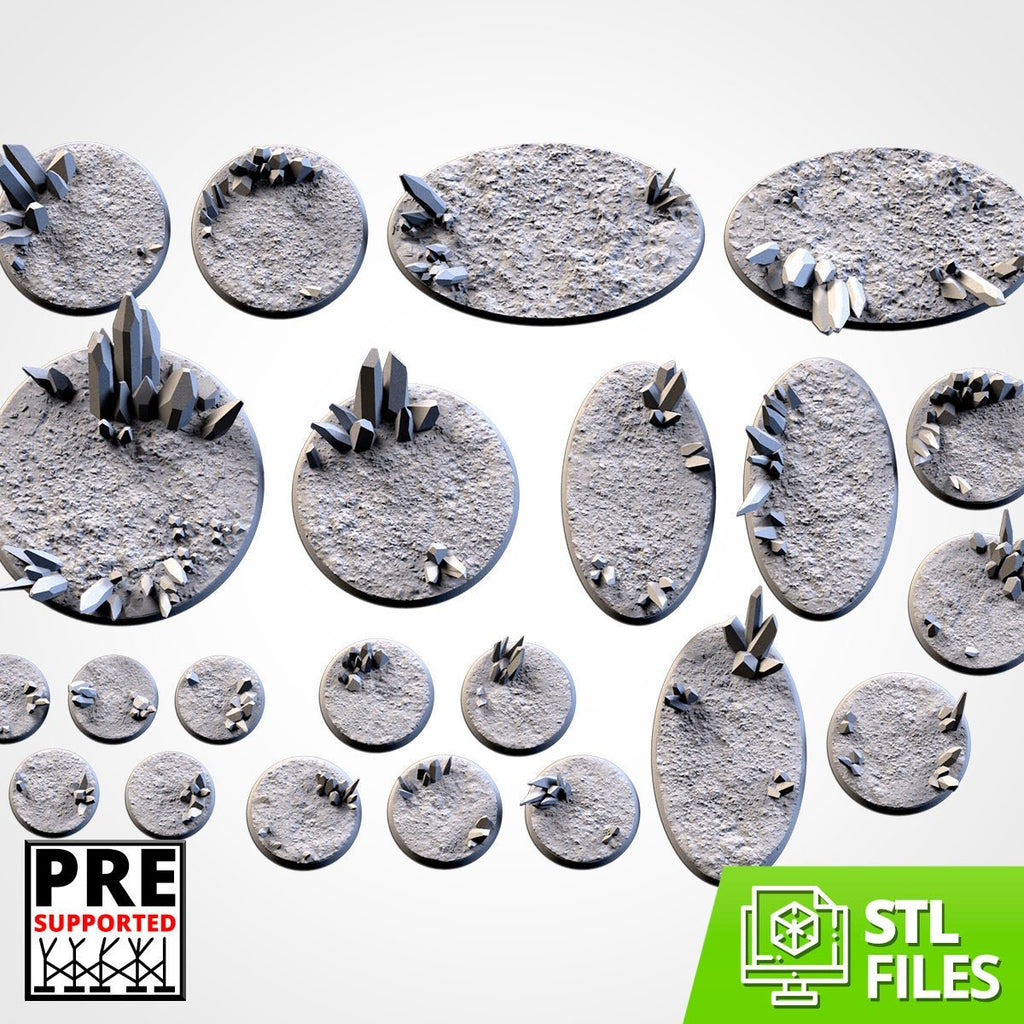 Crystal Xenos Bases - Txarli Factory - Sigmarite Boutique