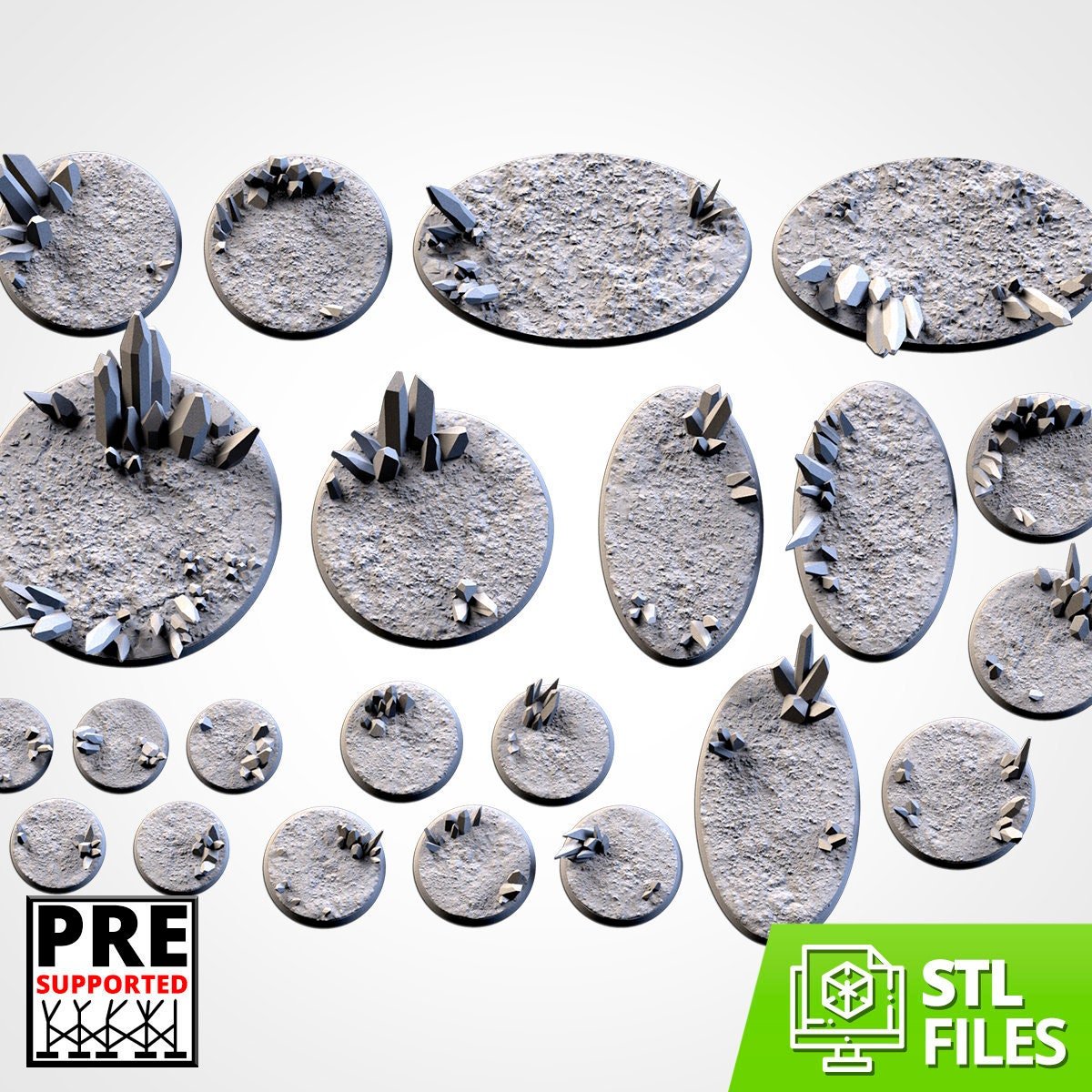 Crystal Xenos Bases - Txarli Factory - Sigmarite Boutique