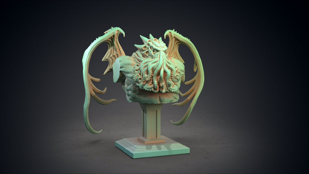 Cthulhu Bust - Great Old Ones - Clay Cyanide - Sigmarite Boutique