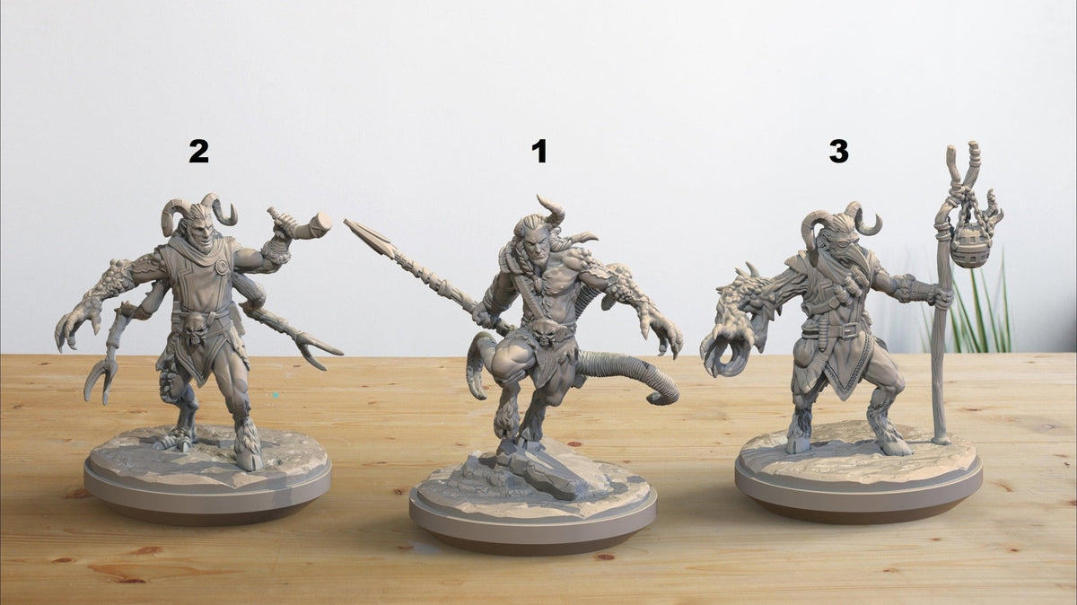 Cursed Satyrs - Wrath of God - Clay Cyanide - Sigmarite Boutique