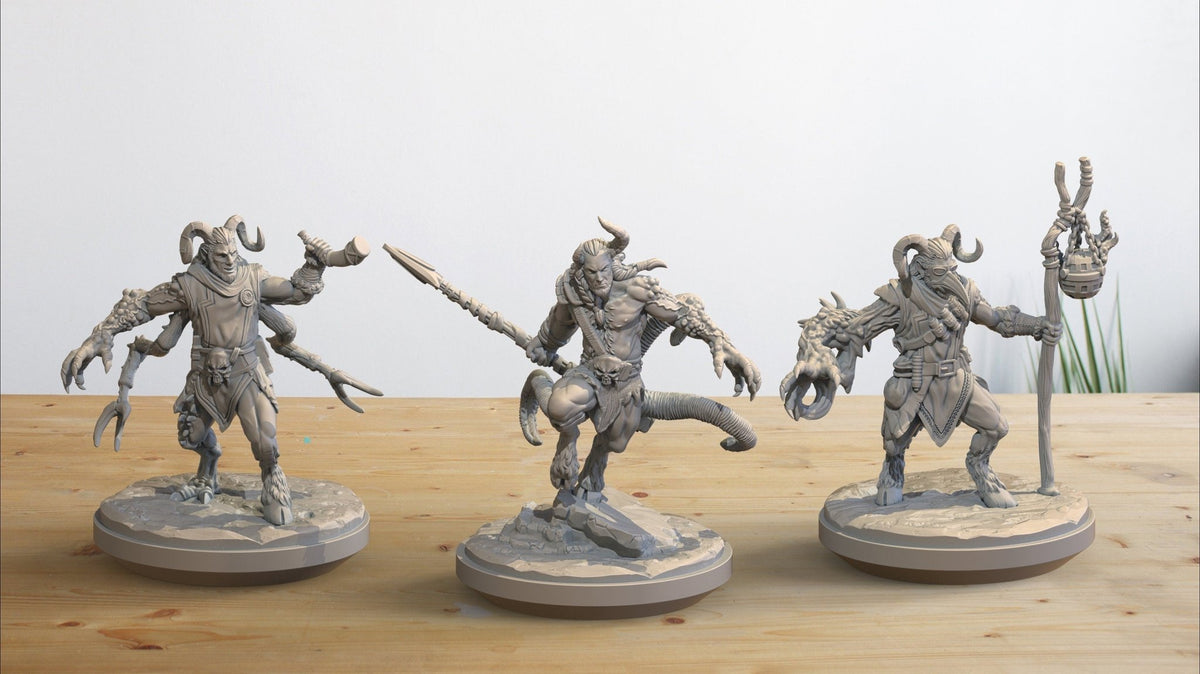 Cursed Satyrs - Wrath of God - Clay Cyanide - Sigmarite Boutique
