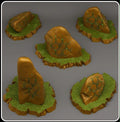 Cybernetic Stones - Fantastic Plants and Rocks - Print Your Monsters - Sigmarite Boutique