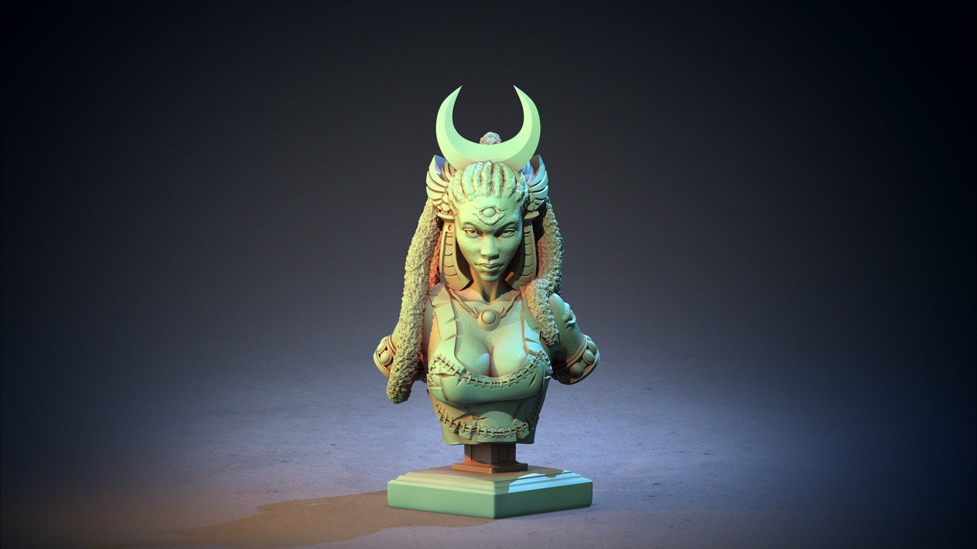 Dalikmata Bust - Philippine Mythology - Clay Cyanide - Sigmarite Boutique