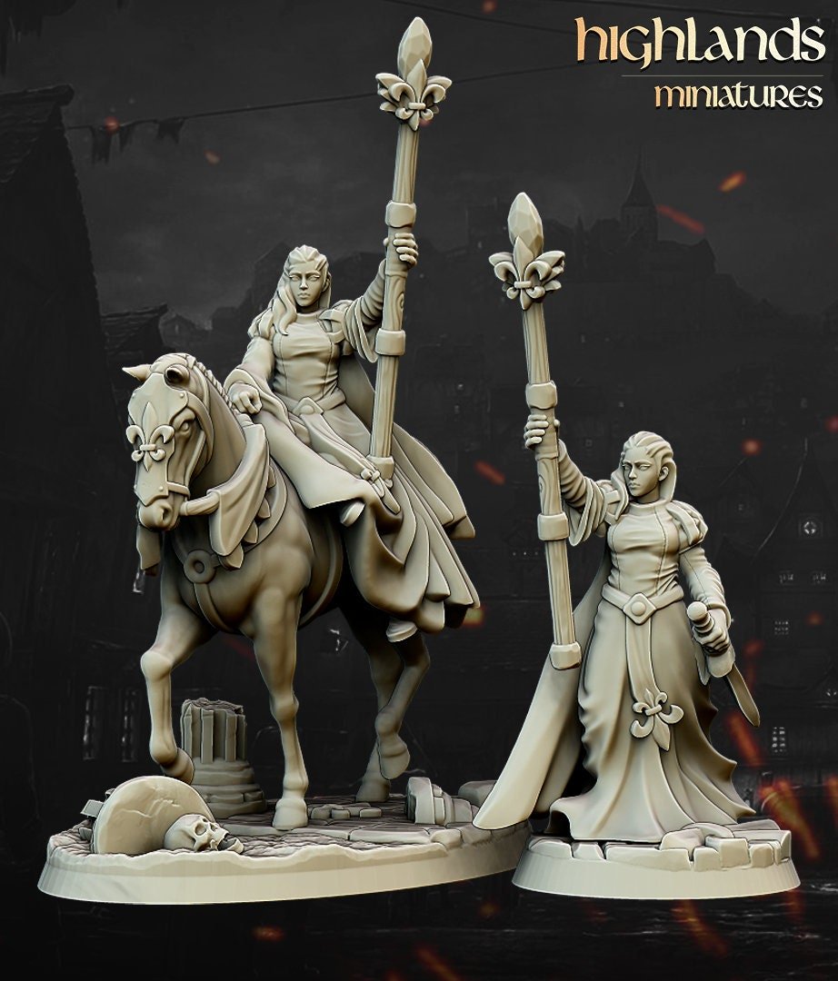 Damsel of the Lady - Highlands Miniatures - Sigmarite Boutique