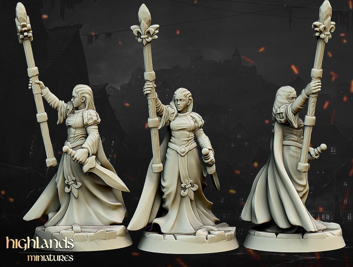 Damsel of the Lady - Highlands Miniatures - Sigmarite Boutique
