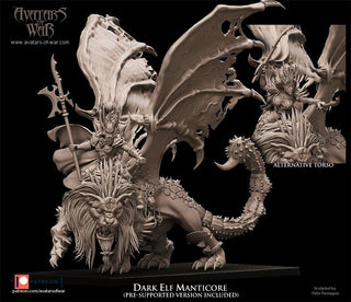 Dark Elf Manticore - Avatars of War - Sigmarite Boutique